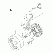 Схема вузла: Статор & Ротор для Suzuki VS800 Intruder 800