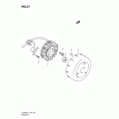 Схема узла: Статор & Ротор для Suzuki TU250
