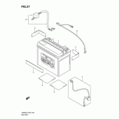 Схема вузла: Акумулятор для Suzuki VZ800 Intruder M800/Boulevard M50