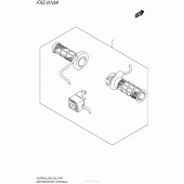 Схема вузла: Ручки з підігрівом (Опція) для Suzuki DL650 V-Strom