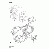 Схема узла: Рама для Suzuki VZ800 Intruder M800/ Boulevard M50