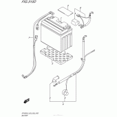 Схема вузла: Акумулятор (Sfv650Al5 E28) для Suzuki SFV650 Gladius