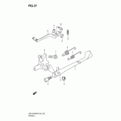 Схема узла: Подставка для Suzuki GSX1300 Hayabusa