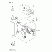 Схема узла: Задний фонарь (Стоп-сигнал) (An650al1 e51) для Suzuki AN650 Burgman (EU analogue of SkyWave)
