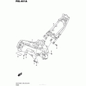 Схема вузла: Рама для Suzuki GSX-S1000