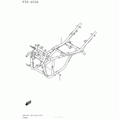 Схема вузла: Рама для Suzuki AN650 Burgman (EU analogue of SkyWave)