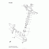 Схема узла: Рулевая траверса & Демпфер для Suzuki GSX1300 Hayabusa