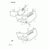 Схема вузла: Бічні панелі (Model m) для Suzuki DR650 DR650R