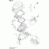 Схема вузла: Speedometer (Vl800Cl4 E33) для Suzuki VL800 Boulevard C50T