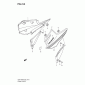 Схема узла: Боковые панели (Gsx1400zk7) для Suzuki GSX1400