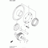 Схема вузла: Привід стартера для Suzuki DL1000 V-Strom