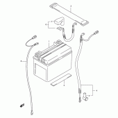 Схема вузла: Акумулятор для Suzuki UH150 Burgman
