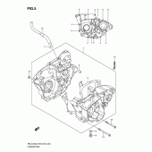 Схема вузла: Картер двигуна для Suzuki RM-Z450