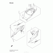 Схема узла: Боковые панели (44X) для Suzuki GSX-R600