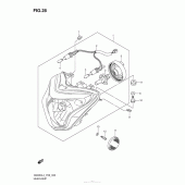 Схема узла: Фара для Suzuki GW250 Inazuma