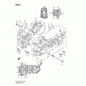 Схема узла: Картер двигателя для Suzuki UH125 Burgman