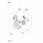 Схема вузла: Фара (Gsf650sual2 e21) для Suzuki GSF650 Bandit S