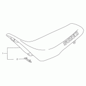 Схема узла: Сиденье для Suzuki RMX250