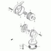 Схема вузла: Масляний насос для Suzuki LS650 Savage