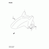 Схема узла: Переднее крыло (Dl650l1 e19) для Suzuki DL650 V-Strom