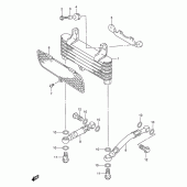Схема вузла: Олійний охолоджувач для Suzuki TL1000