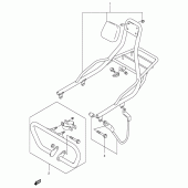 Схема вузла: Багажник (Optional) для Suzuki VL125 Intruder LC