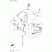 Схема узла: Топливный бак (Dr650Sel5 E33) для Suzuki DR650 DR650SE