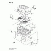 Схема узла: Воздушный фильтр для Suzuki GSX-R1000