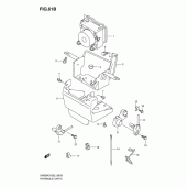 Схема вузла: Блок ABS (Sv650ak7/uak7/sak7/suak7) для Suzuki SV650