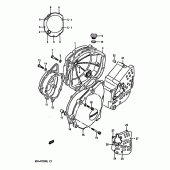 Схема узла: Крышки картера для Suzuki GSX-R1100