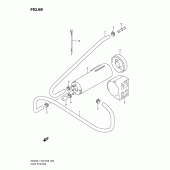 Схема вузла: Система вентиляції бензобака (An400al1 e33) для Suzuki AN400 Burgman (EU analogue of SkyWave)