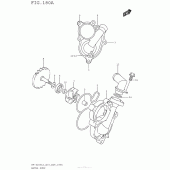 Схема вузла: Водяний насос Suzuki RM-Z250