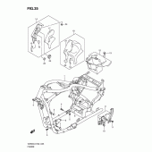 Схема вузла: Рама для Suzuki VZ800 Intruder M800/Boulevard M50