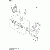 Схема узла: Водяной насос для Suzuki DR-Z400 DR-Z400SM