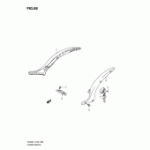 Схема вузла: Кронштейн заднього крила Suzuki VL800 Intruder C800C/ Boulevard C50C