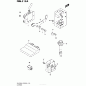 Схема вузла: Електроустаткування (Gsx-R600L5 E03) для Suzuki GSX-R600