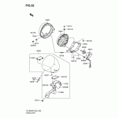 Схема вузла: Фара для Suzuki VZ1600 Marauder M1600