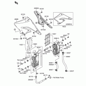 Схема вузла: Радіатор для Suzuki RM-Z250