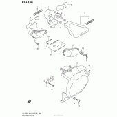 Схема узла: Боковые панели (Vl1500L4 E33) для Suzuki VL1500 Boulevard C90