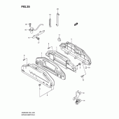 Схема вузла: Спідометр (An650ak6) для Suzuki AN650 Burgman (EU analogue of SkyWave)