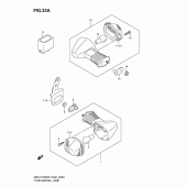 Схема узла: Поворотники (Gsx-r1000k2) для Suzuki GSX-R1000