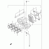 Схема вузла: Повітряний фільтр Suzuki GSF1200 Bandit S