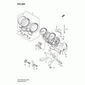 Схема узла: Спидометр (Model k5) для Suzuki GSX1400