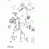 Схема вузла: Електропроводка (Vl800k1/k2) для Suzuki VL800 Intruder Volusia