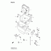 Схема вузла: Блок ABS (See note) для Suzuki SV650