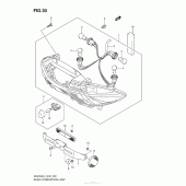 Схема узла: Задний фонарь (Стоп-сигнал) для Suzuki AN400 Burgman (EU analogue of SkyWave)