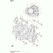 Схема вузла: Картер двигуна для Suzuki DR650 DR650SE