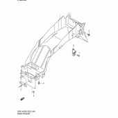 Схема узла: Заднее крыло для Suzuki GSX1400