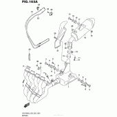 Схема узла: Выхлопная система для Suzuki GSX-R600