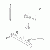 Схема узла: Задний фонарь (Стоп-сигнал) (Dr-z400ek5/k6/k7 e1, p37) для Suzuki DR-Z400 DR-Z400E